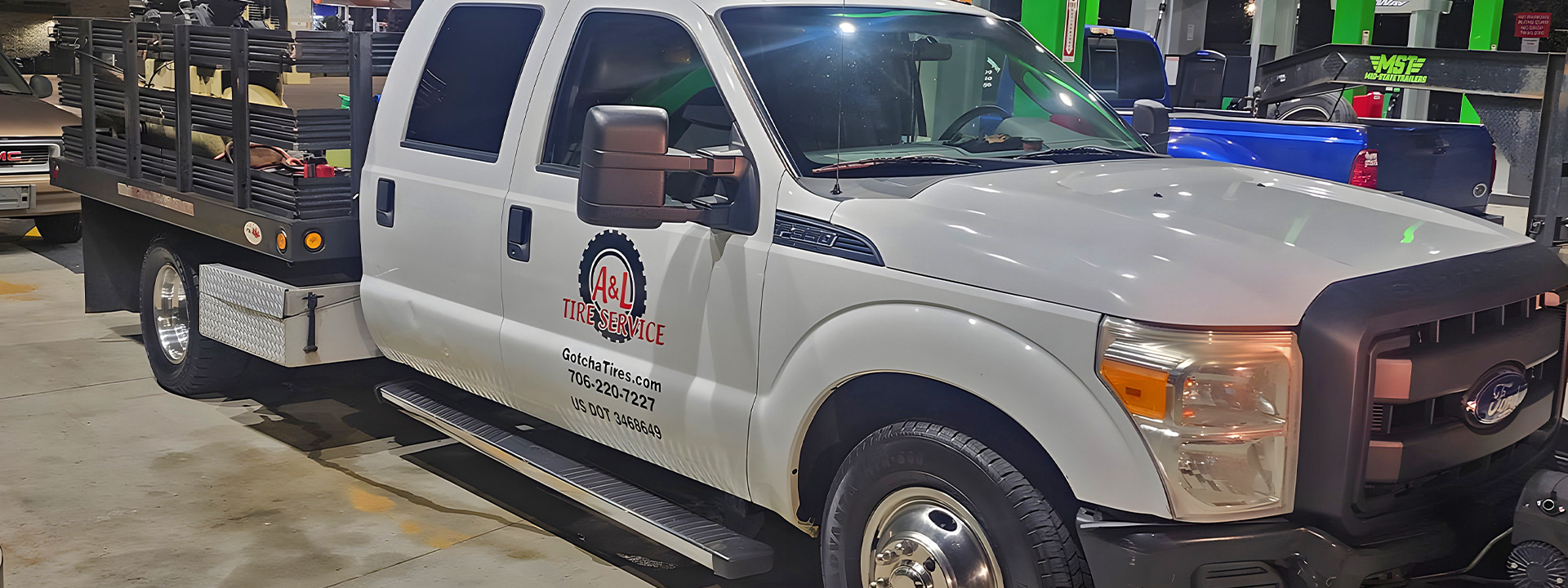 A&L Tire Services mobile service truck